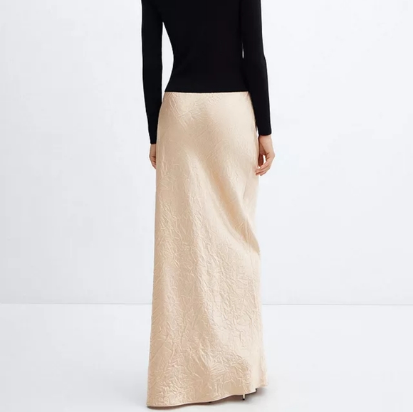 Crinkle maxi skirt - Picture 3 of 5